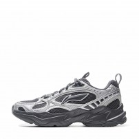 Кроссовки Li-Ning Meteor серебристо-сандаловые с массивной подошвой фото