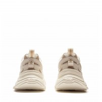 Кроссовки Li-Ning Y2K Off White кремово-бежевые с гравийной сеткой фото