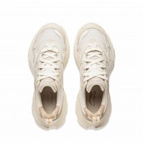 Кроссовки Li-Ning Y2K Off White кремово-бежевые с гравийной сеткой фото