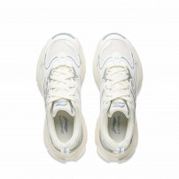 Кроссовки Li-Ning Y2K Milky White молочные с аврора-синими и серебряными вставками фото