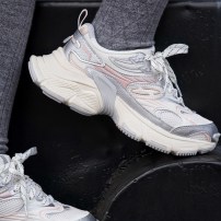 Кроссовки Li-Ning Y2K Cream кремово-серебряные с розовым золотом фото