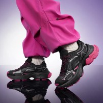 Кроссовки Li-Ning Y2K Black черные с сандаловыми вставками фото
