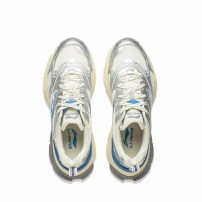 Кроссовки Li-Ning Mother Of Pearl перламутровые с синими контурами фото