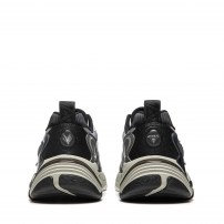 Кроссовки Li-Ning 2K Butterfly серо-снежные с лаймовым акцентом фото