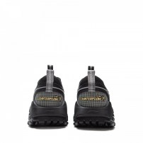 Кроссовки треккинговые Li-Ning CF Su Linchuan черные с геометрической сеткой и массивной подошвой фото