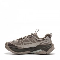 Кроссовки треккинговые Li-Ning CF Su Yijie 2.0 бежево-коричневые с треугольным узором и петлей фото