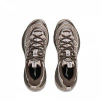 Кроссовки треккинговые Li-Ning CF Su Yijie 2.0 бежево-коричневые с треугольным узором и петлей фото