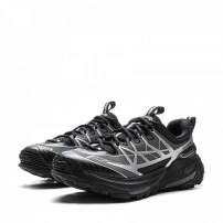 Кроссовки треккинговые Li-Ning CF Su Yijie 2.0 черные с серебристой геометрической графикой фото