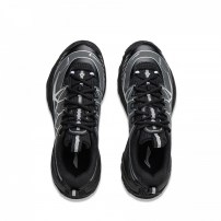 Кроссовки треккинговые Li-Ning CF Su Yijie 2.0 черные с серебристой геометрической графикой фото