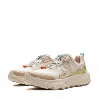 Кроссовки Li-Ning Zhuye молочно-белые с яркими мультицветными вставками и фиксирующим шнуром фото