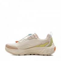 Кроссовки Li-Ning Zhuye молочно-белые с яркими мультицветными вставками и фиксирующим шнуром фото