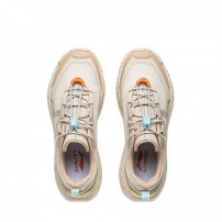Кроссовки Li-Ning Zhuye молочно-белые с яркими мультицветными вставками и фиксирующим шнуром фото