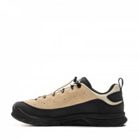 Кроссовки Li-Ning SE Hexloc терракотово-оранжевые замшевые с кремовым фиксирующим шнуром фото