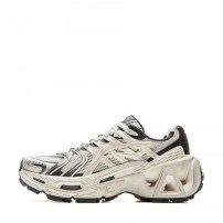 Кроссовки Li-Ning ACE 3.0 молочно-белые с серыми вставками и скульптурной подошвой с арочными вырезами фото