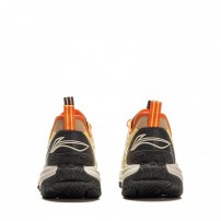 Кроссовки треккинговые Li-Ning Yijie 2.0 V2 желто-лаймовые с ярко-оранжевым воротником и шнуром фото
