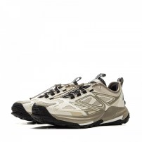 Кроссовки треккинговые Li-Ning Yijie 2.0 V2 кремово-бежевые с серыми вставками и шнуром-стяжкой фото