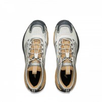 Кроссовки треккинговые Li-Ning Yijie 2.0 V2 кремово-серые с карамельной амортизирующей подошвой фото