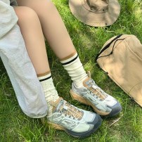 Кроссовки треккинговые Li-Ning Yijie 2.0 V2 кремово-серые с карамельной амортизирующей подошвой фото