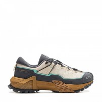 Кроссовки треккинговые Li-Ning CF Pro V1 песочно-бежевые с темно-графитовым рантом и карамельной подошвой