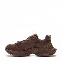 Кроссовки Li-Ning Y2K Interstellar тотально-шоколадные с диалом BOA и перекрестным бандажом фото