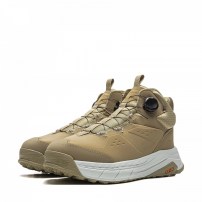 Ботинки треккинговые Li-Ning Star Journey 2 Mid хаки-оливковые с диалом BOA и белой подошвой ICE ROC фото
