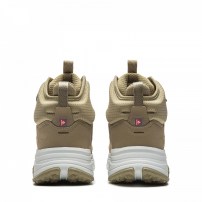 Ботинки треккинговые Li-Ning Star Journey 2 Mid хаки-оливковые с диалом BOA и белой подошвой ICE ROC фото
