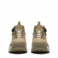 Ботинки треккинговые Li-Ning Star Journey 2 Mid хаки-оливковые с диалом BOA и белой подошвой ICE ROC фото