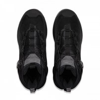 Ботинки треккинговые Li-Ning Star Journey 2 MID черные с диалом BOA и оранжевым ICE ROC фото