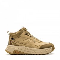 Ботинки треккинговые Li-Ning Star Journey 3 MID карри-бежевые с меховой отделкой и CROSS X