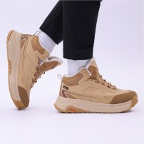 Ботинки треккинговые Li-Ning Star Journey 3 MID карри-бежевые с меховой отделкой и CROSS X фото