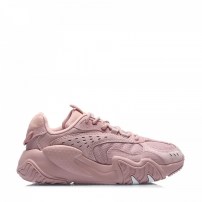 Кроссовки Li-Ning Cat Paw Lite розовые легкие с рельефным узором кошачьей лапы на подошве