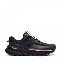 Кроссовки Li-Ning CF Tracing 2 черные с радужной подошвой COUNTERFLOW и фиолетовой HEXLOC