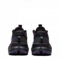 Кроссовки Li-Ning CF Tracing 2 черные с радужной подошвой COUNTERFLOW и фиолетовой HEXLOC фото
