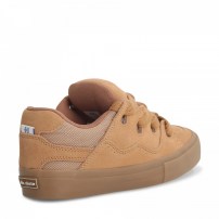 Кеды Ollie Skate Bake карамельные замшевые монохром с gum-подошвой и широкими шнурками фото