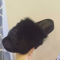 Женские тапочки с мехом фото