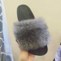 Женские тапочки с мехом фото