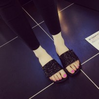 Женские блестящие тапочки фото