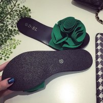 Женские тапочки с большим цветком фото