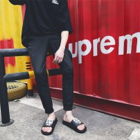 Мужские тапочки с маской анонимуса фото