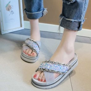 Тапочки летние с ремешками крест - накрест фото