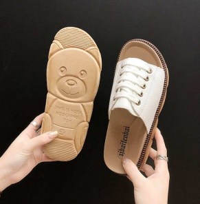 Нескользящие тапочки со шнуровкой фото