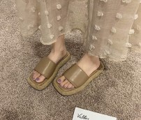 Тапочки летние на утолщеной подошве фото