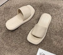 Тапочки летние на утолщеной подошве фото