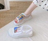 Женские сандали на липучках с рисунком фото