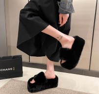 Теплые тапочки высокие с мехом фото