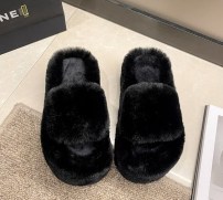 Теплые тапочки высокие с мехом фото