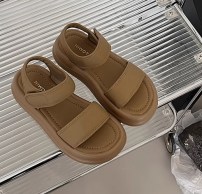 женские спортивные босоножки сандали на толстой подошве и липучке фото