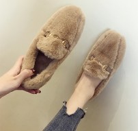 Теплые мокасины меховые для девушек фото