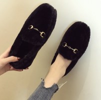 Теплые мокасины меховые для девушек фото