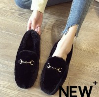 Теплые мокасины меховые для девушек фото